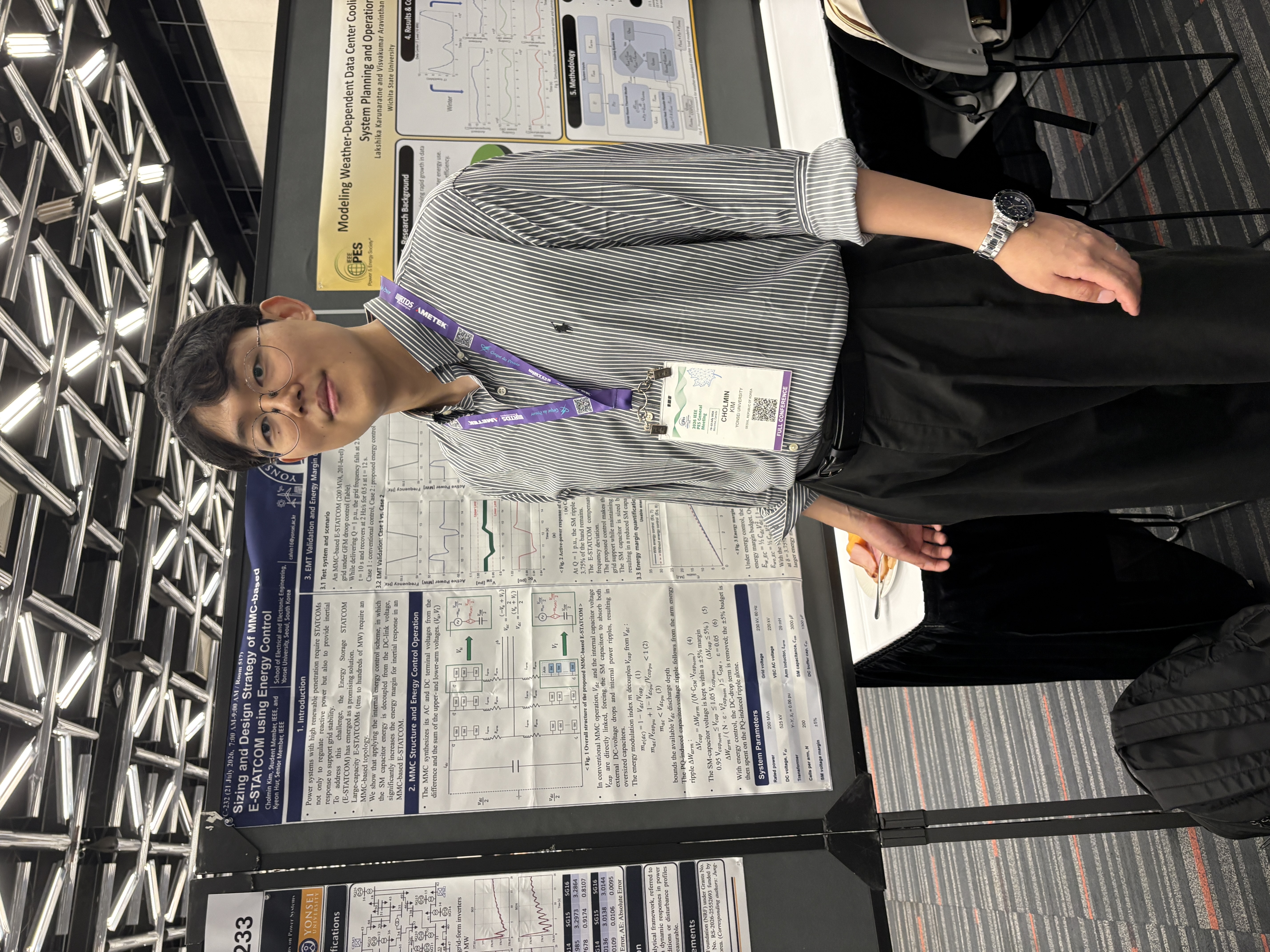 Poster Presentation by Researcher Cholmin Kim